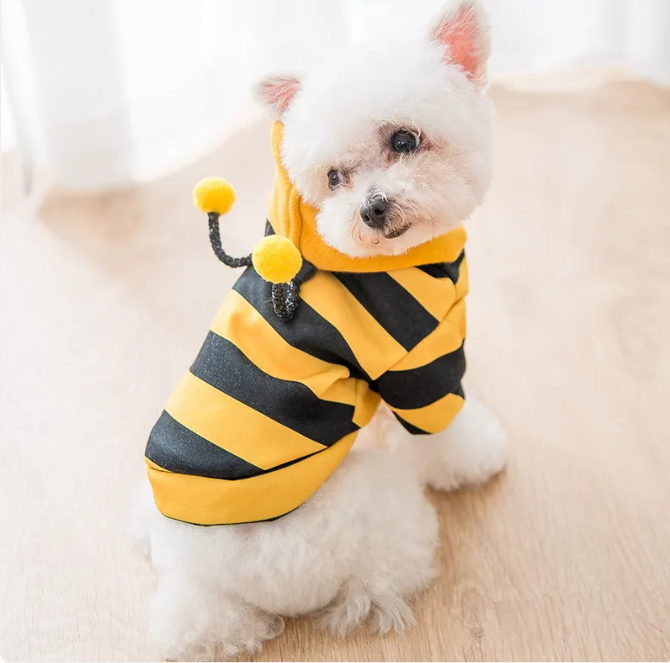 Bumblebee Dog Sweater Costume