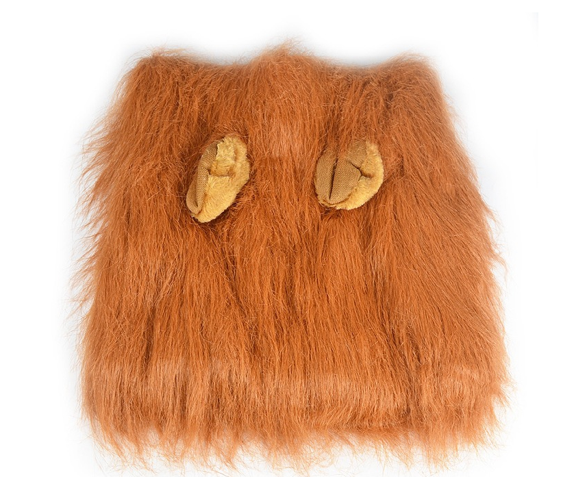 Lion Mane Dog Wig Costume 🦁