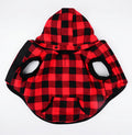 Hooded Plaid Pet Outfit