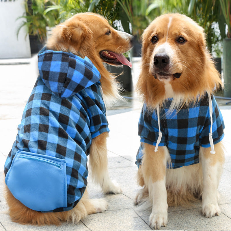 Cozy Zipper Pocket Dog Hoodie – Everyday Pup Style 🐾