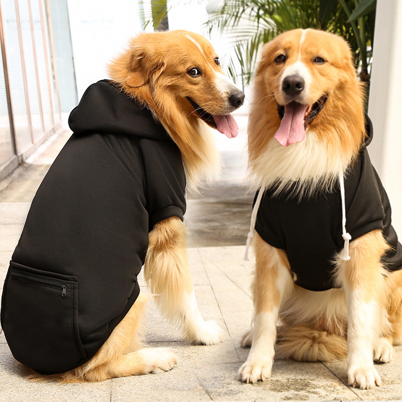 Cozy Zipper Pocket Dog Hoodie – Everyday Pup Style 🐾