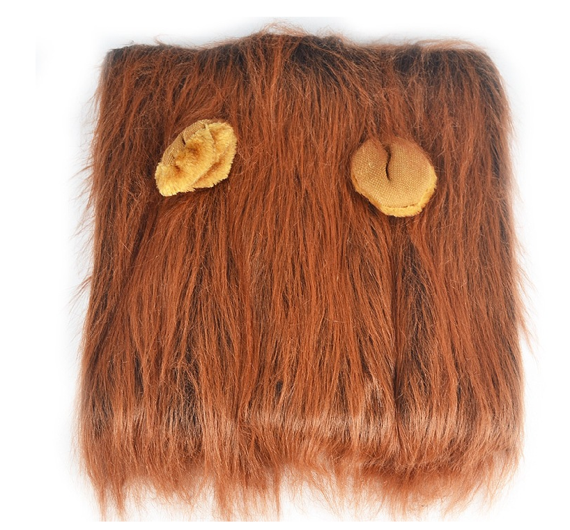 Lion Mane Dog Wig Costume 🦁