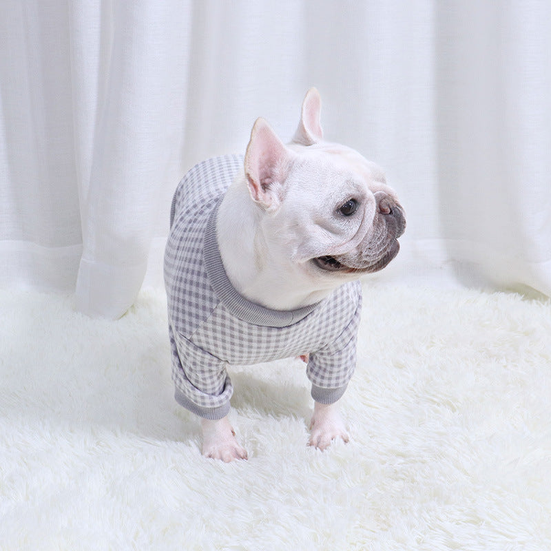 🧡 Fall Plaid Dog Sweater