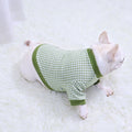 🧡 Fall Plaid Dog Sweater