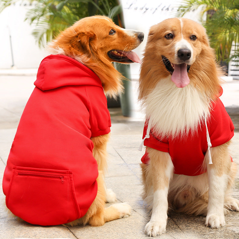 Cozy Zipper Pocket Dog Hoodie – Everyday Pup Style 🐾