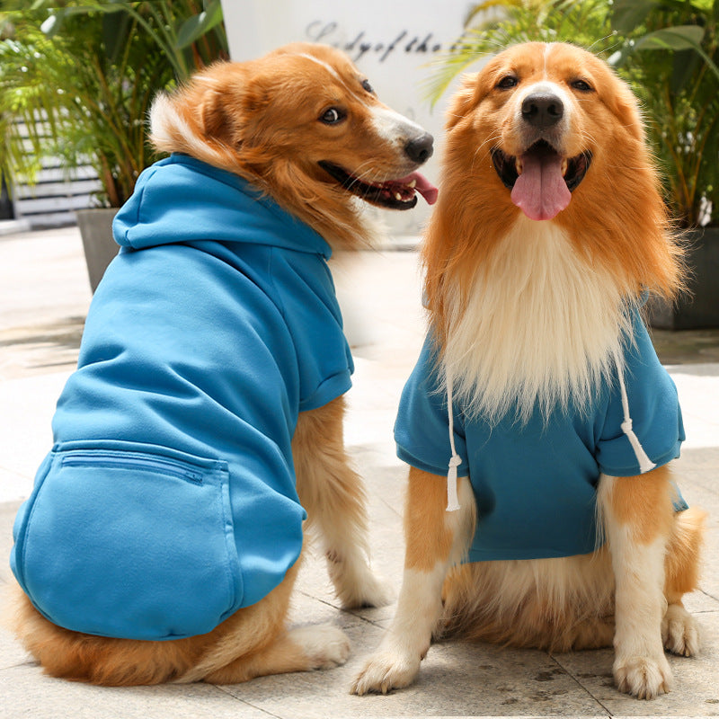 Cozy Zipper Pocket Dog Hoodie – Everyday Pup Style 🐾