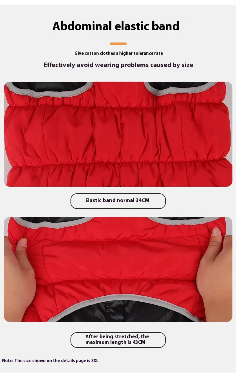 Cozy Reflective Dog Coat